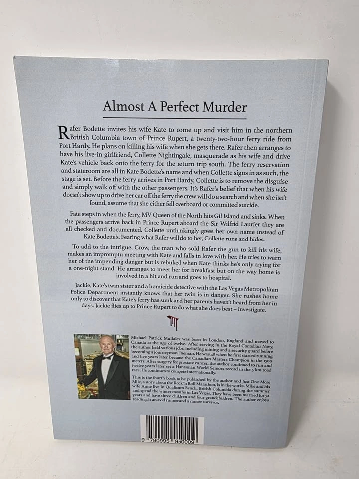 SIGNED: Almost A Perfect Murder (Vancouver Island Author) - photo 2