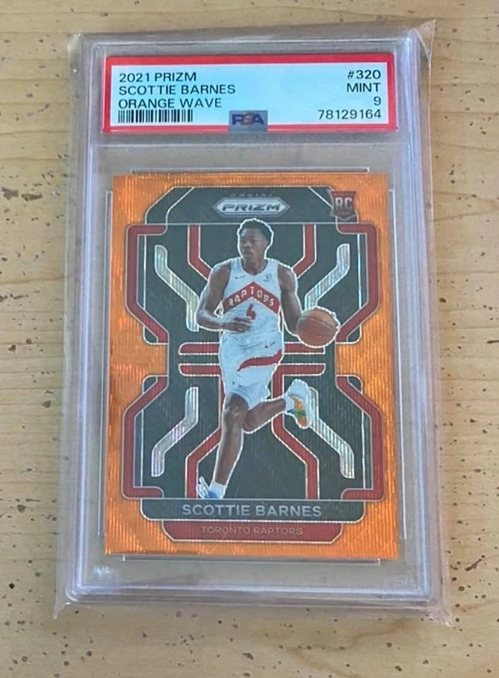 Scottie Barnes /60 NBA Rookie Card Prizm PSA 9 Toronto Raptors