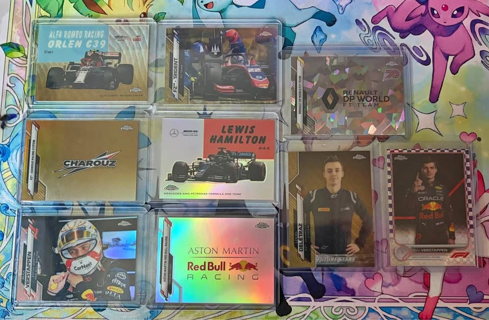 Topps Chrome Formula 1 F1 Trading Cards
