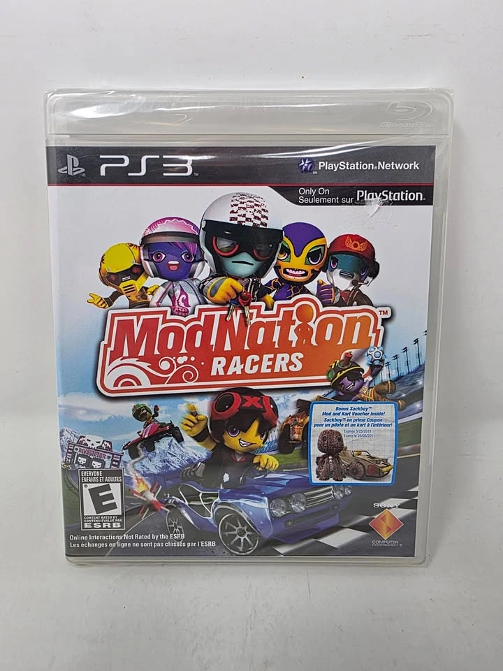 New Sealed ModNation Racers for PS3 PlayStation 3