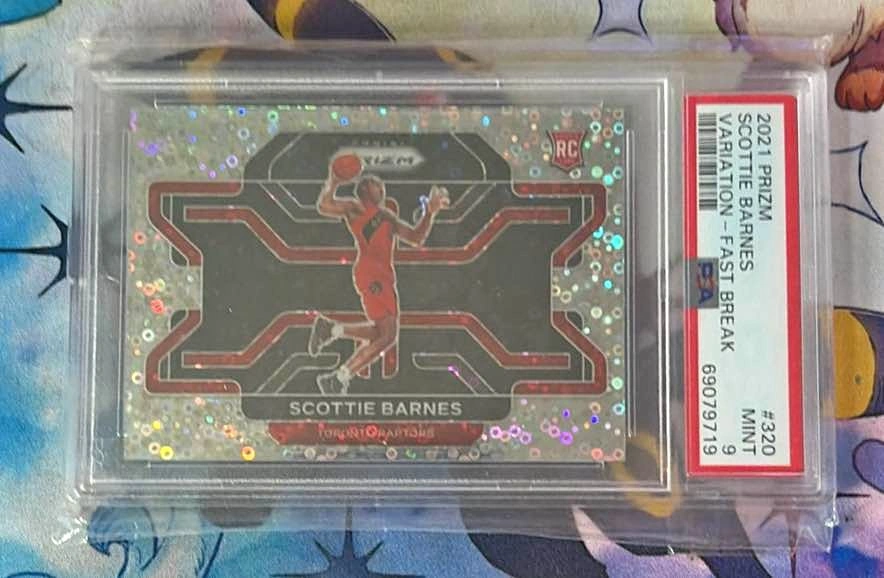 2021 Prizm Scottie Barnes NBA Rookie Card Variation Fast Break P