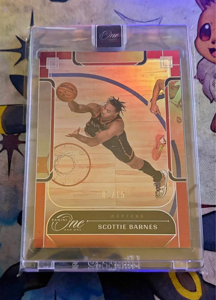 Scottie Barnes NBA Card /15 Toronto Raptors One and One