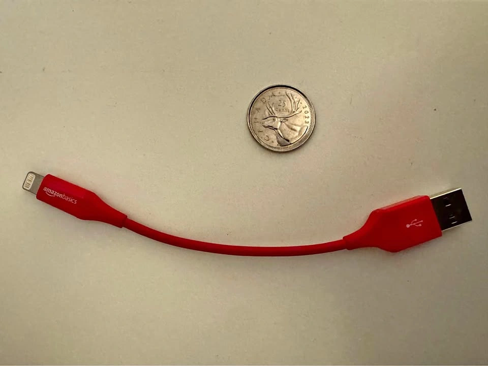 6 inch USB A - Lightning Cable