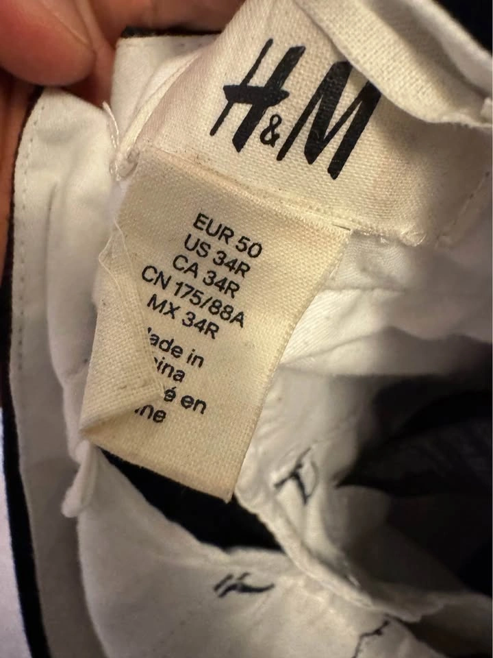 Men’s H&M Dress Pants - Size 34R - Navy Blue - photo 3