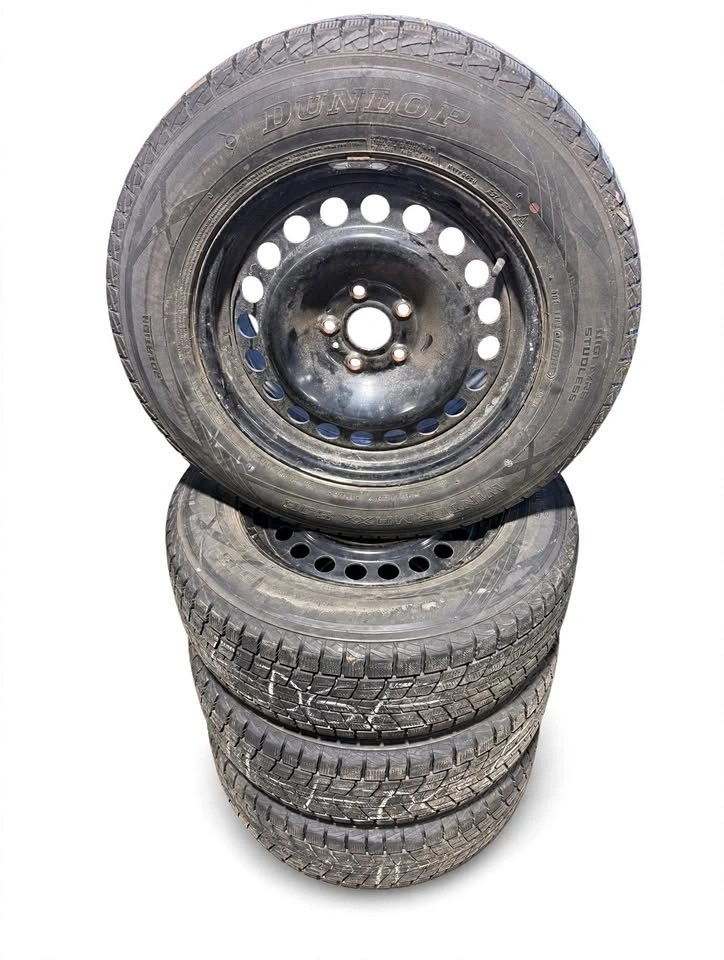 Dunlop Winter Tires 235/65R17 on Steel Rims - Set of 4
