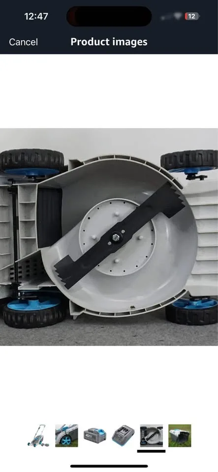 Cordless Electric Lawn Mower 40V with Battery & Charger image indicator(6)