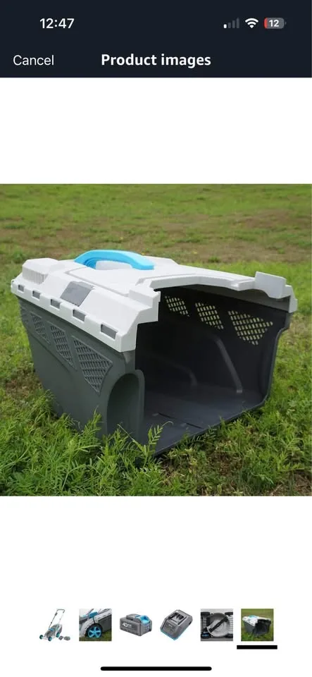 Cordless Electric Lawn Mower 40V with Battery & Charger image indicator(7)