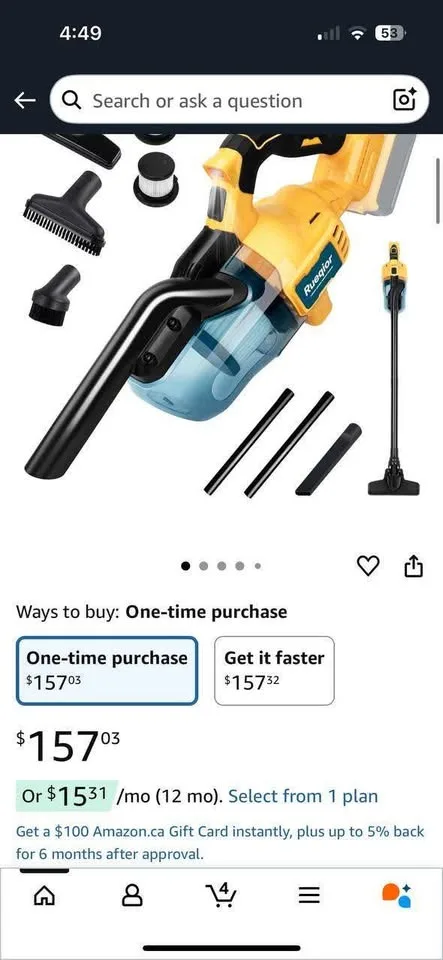 Cordless Vacuum 20V Battery image indicator(2)