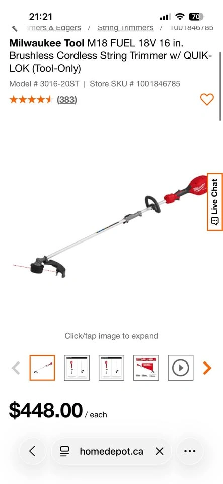 Milwaukee M18 FUEL String Trimmer and Blower Set - photo 4