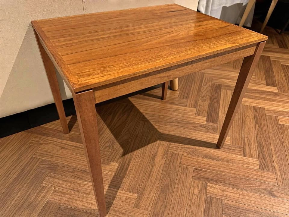 MCM Teak Side Table | Revived OG Finish | 20.5” x 15.75” x 17.5”