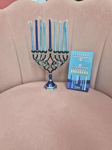 Metal Hanukkah Menorah - photo 4