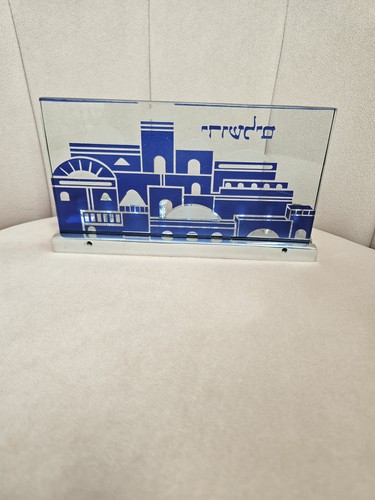 hanukkah menorah Metal And Glass - photo 2