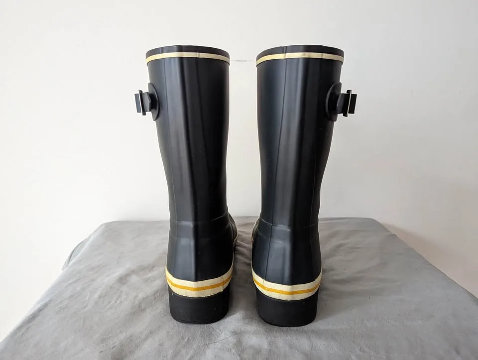 HUNTER Rain Boots Size US 8 W w/Insole & Socks image indicator(4)