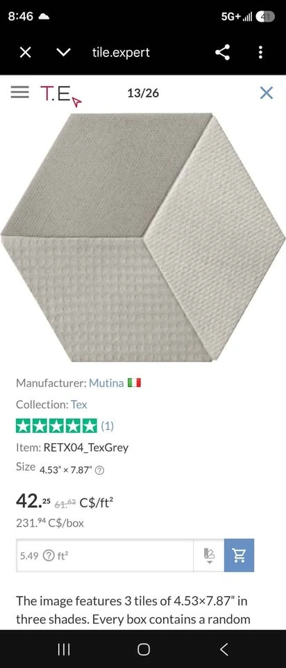 Mutina Tex Ceramic Tiles - photo 2