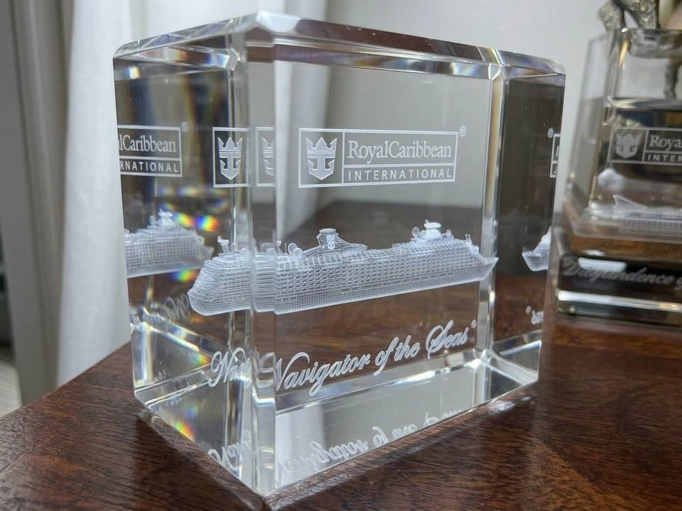 Royal Caribbean Navigator of the Seas 3D Crystal Block - photo 4
