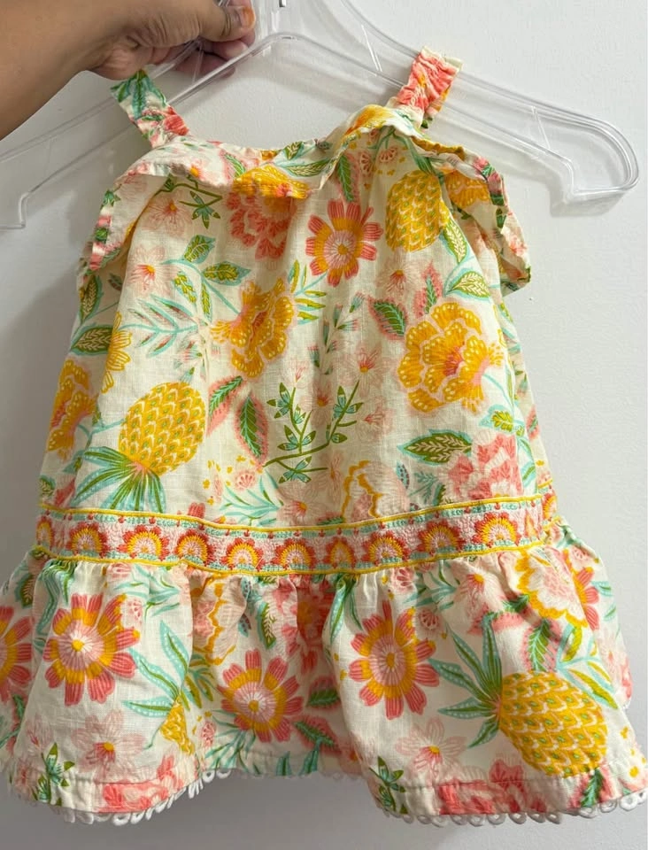 Beautiful baby dress- comes with underwear.