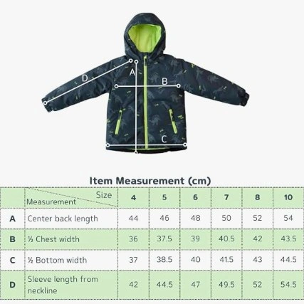 Boys’ Lightweight Hooded Puffer Jacket – Warm & Casual, Size 4 - photo 4