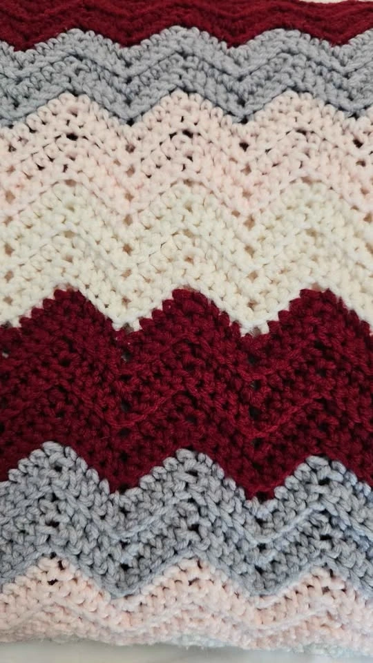 Handmade Crocheted Afghan/Throw - photo 2