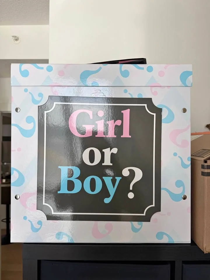 Party city gender reveal box