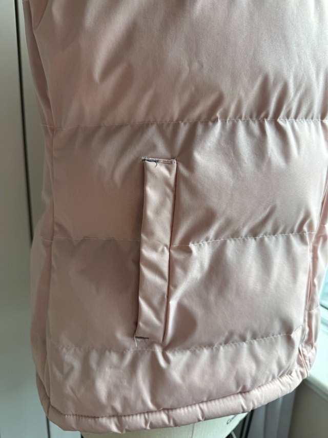 Pink Warm Fall / Autumn / Winter Vest Coat Like New Worn Twice - photo 5