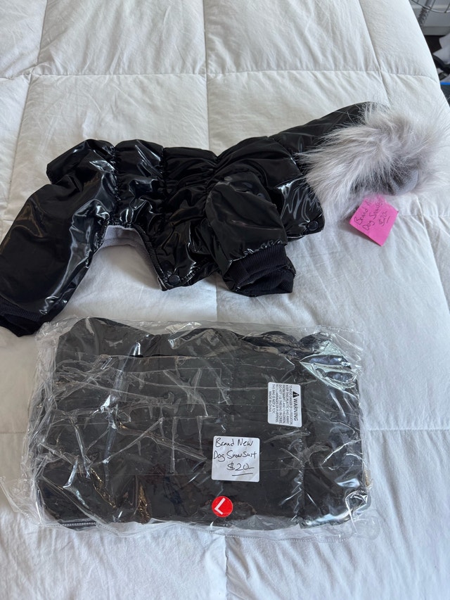 2 Brand New Dog Winter Snowsuits (6-10lbs) - photo 2