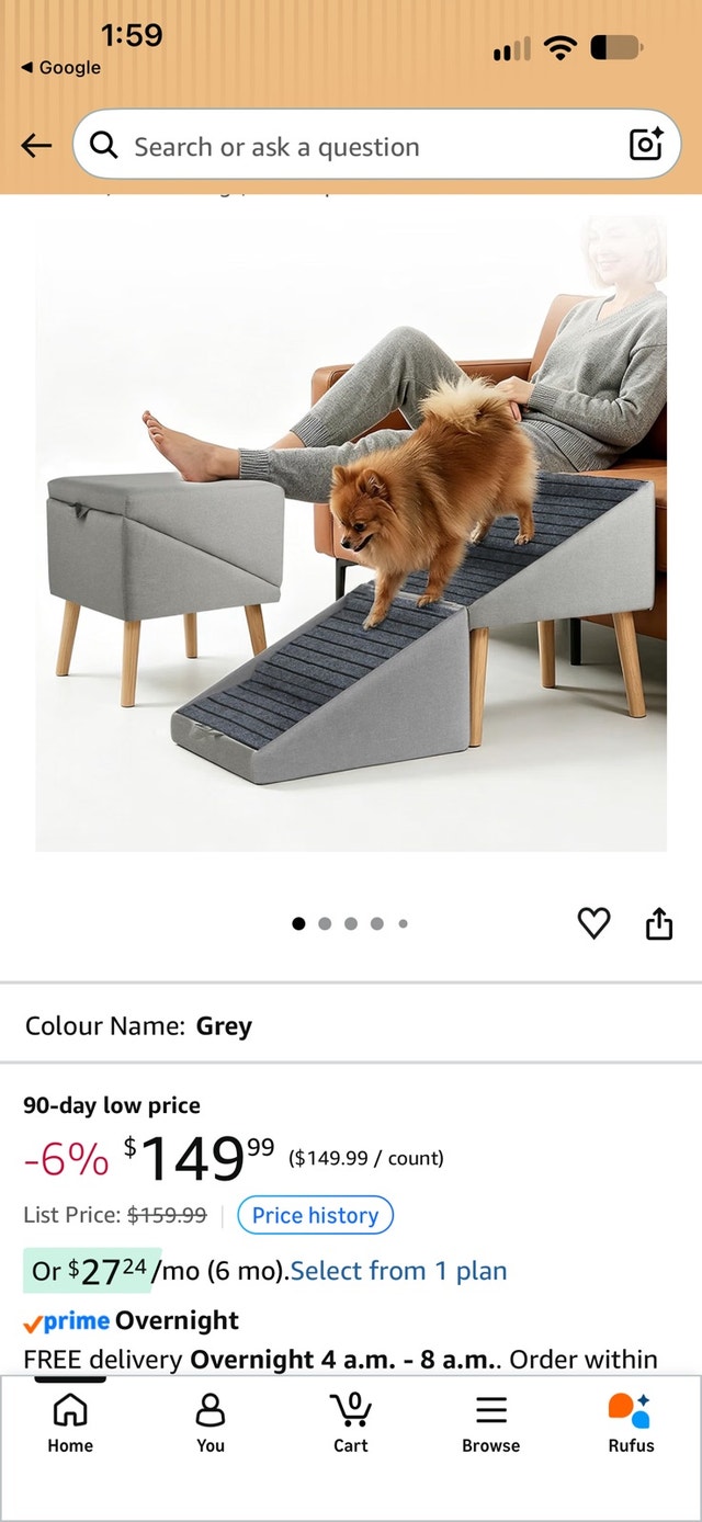 Dog / Ottoman Ramp Like New in Box - photo 3