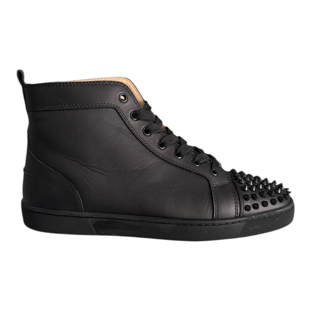 Christian Louboutin Lou Spikes Flat Calf Sz 43