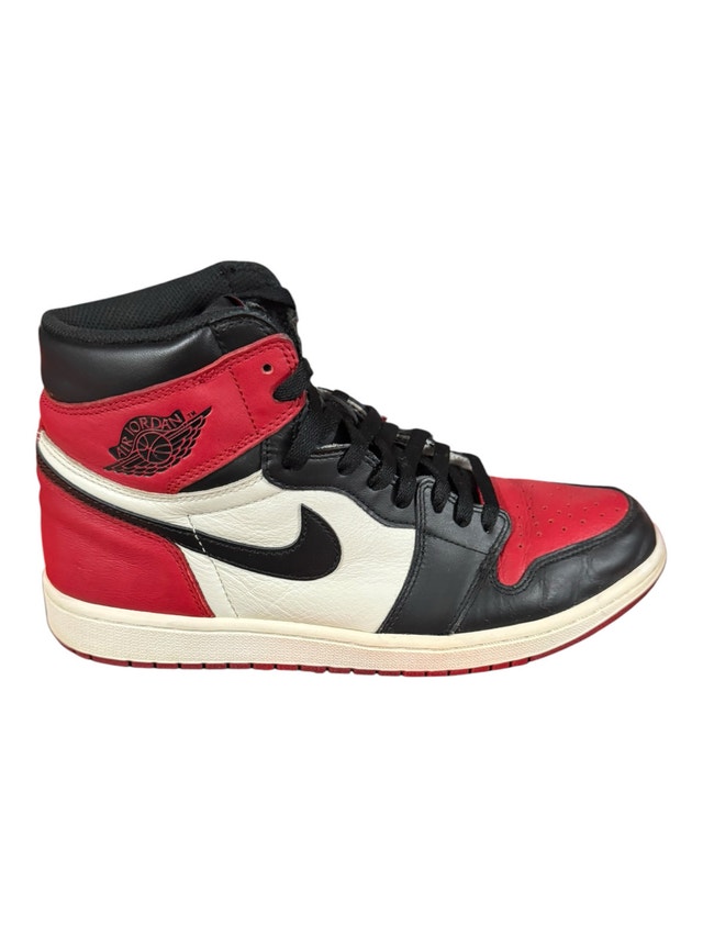 Jordan 1 Retro High OG Bred Toe Sz 10.5