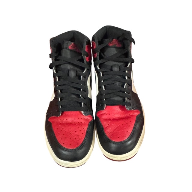 Jordan 1 Retro High OG Bred Toe Sz 10.5 - photo 2