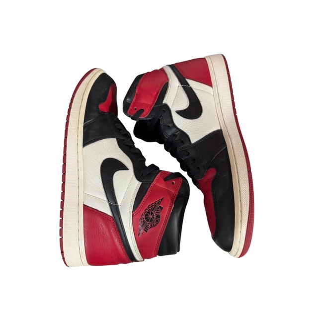 Jordan 1 Retro High OG Bred Toe Sz 10.5 - photo 4