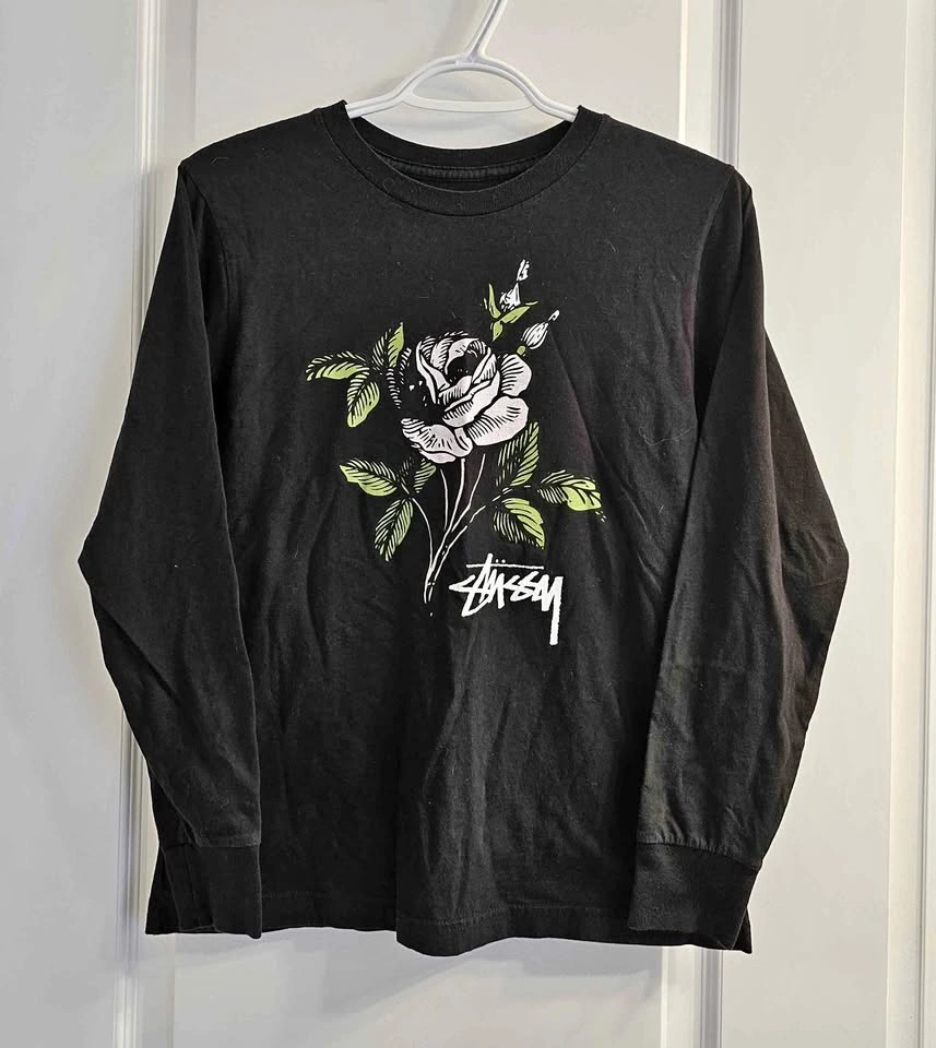 STÜSSY ROSE GRAPHIC Long sleeve