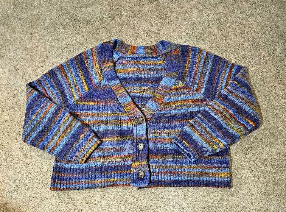 Cropped boxy Oversized cardigan