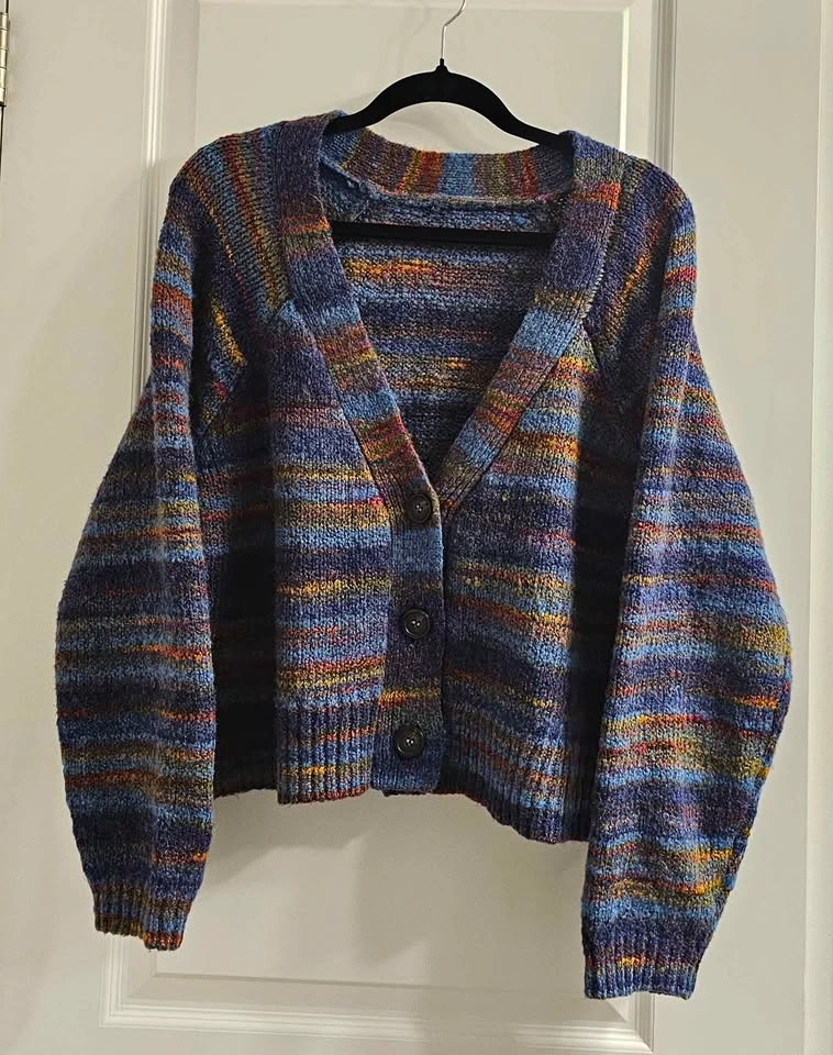 Cropped boxy Oversized cardigan - photo 2