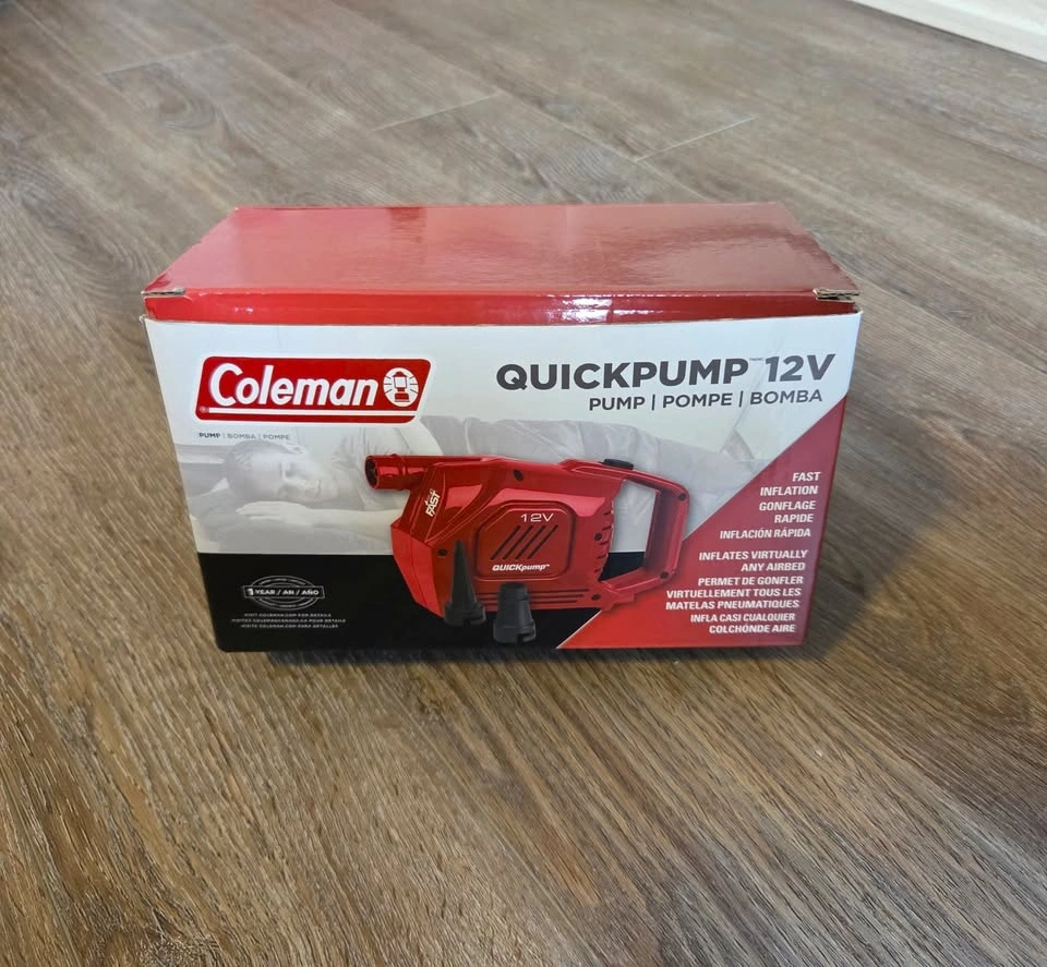 New Coleman QuickPump 12V Electric Air Mattress Pump - photo 2