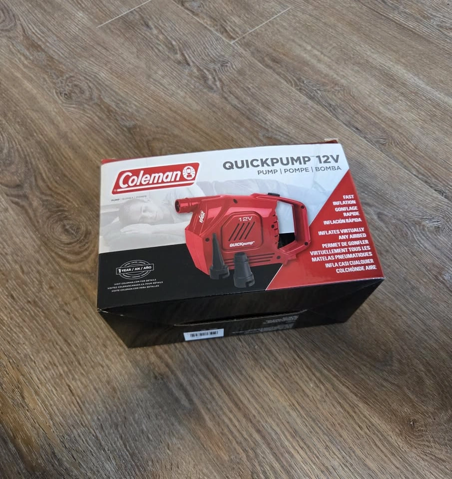 New Coleman QuickPump 12V Electric Air Mattress Pump - photo 3