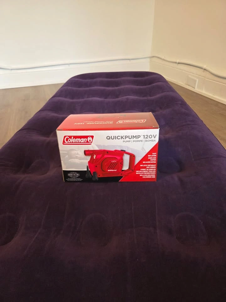 Mountain Warehouse Single Air Bed Mattress + Coleman Electric Pu - photo 2
