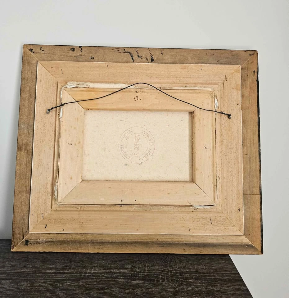 MID-CENTURY MARITIME OIL PAINTING SHOWPIECE (c. 1960s) - photo 3