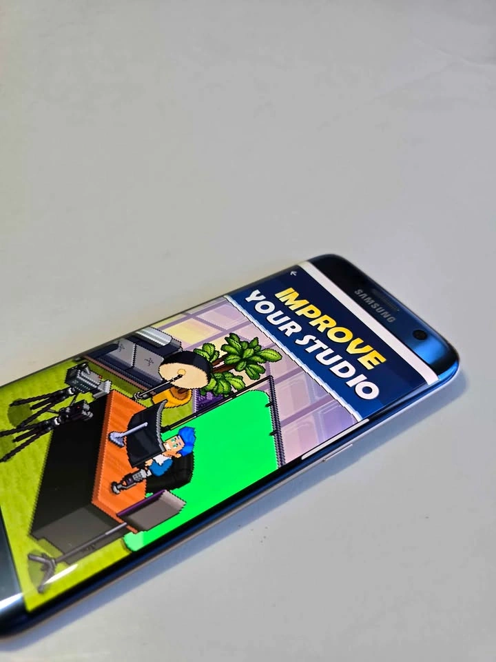 Samsung Galaxy S7 Edge 'Gold/Blue Coral' 32GB Unlocked - photo 2