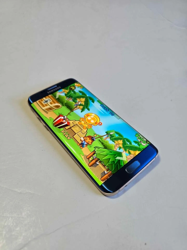 Samsung Galaxy S7 Edge 'Gold/Blue Coral' 32GB Unlocked - photo 3