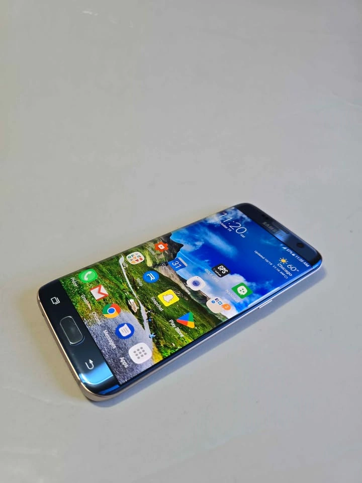 Samsung Galaxy S7 Edge 'Gold/Blue Coral' 32GB Unlocked - photo 5