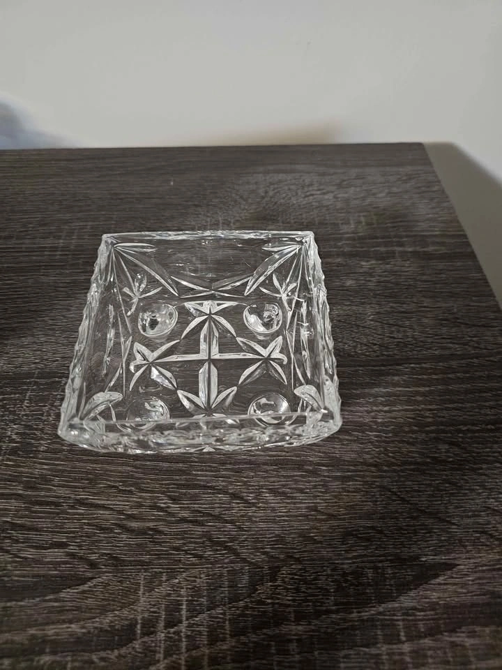 Vintage Crystal Trinket Dish - photo 3