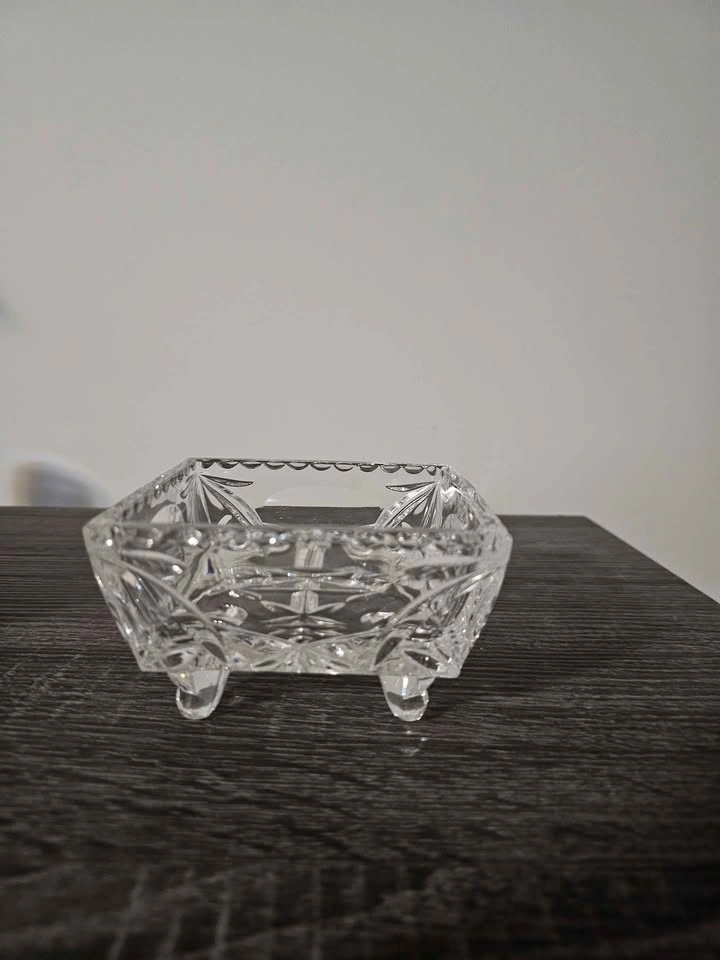 Vintage Crystal Trinket Dish - photo 4