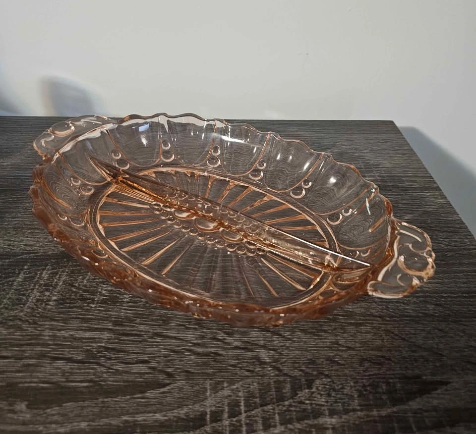 Vintage Anchor Hocking Divided Relish Dish - photo 2