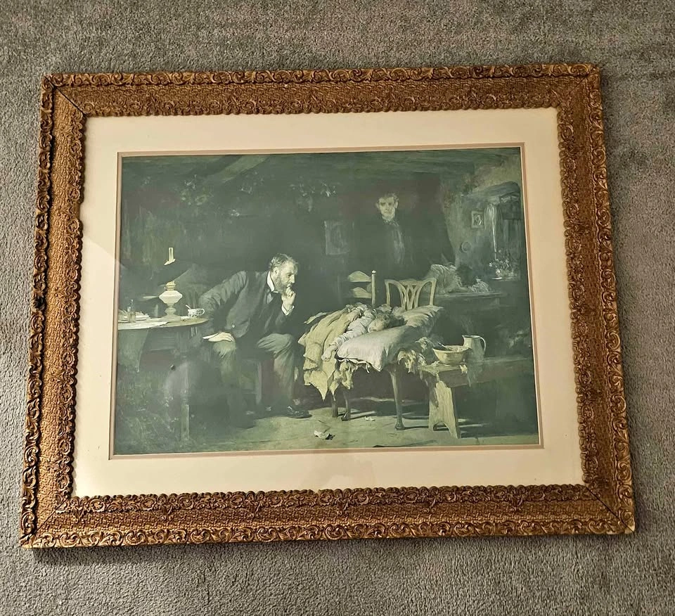 "The Doctor" Vintage Print By: Sir Luke Fildes
