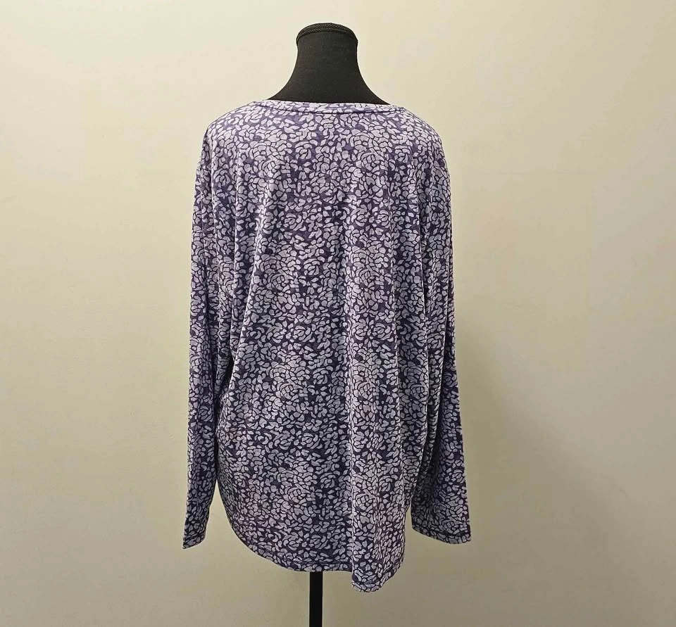 Joe Fresh Lavender Floral-Pattern Long Sleeve - photo 2