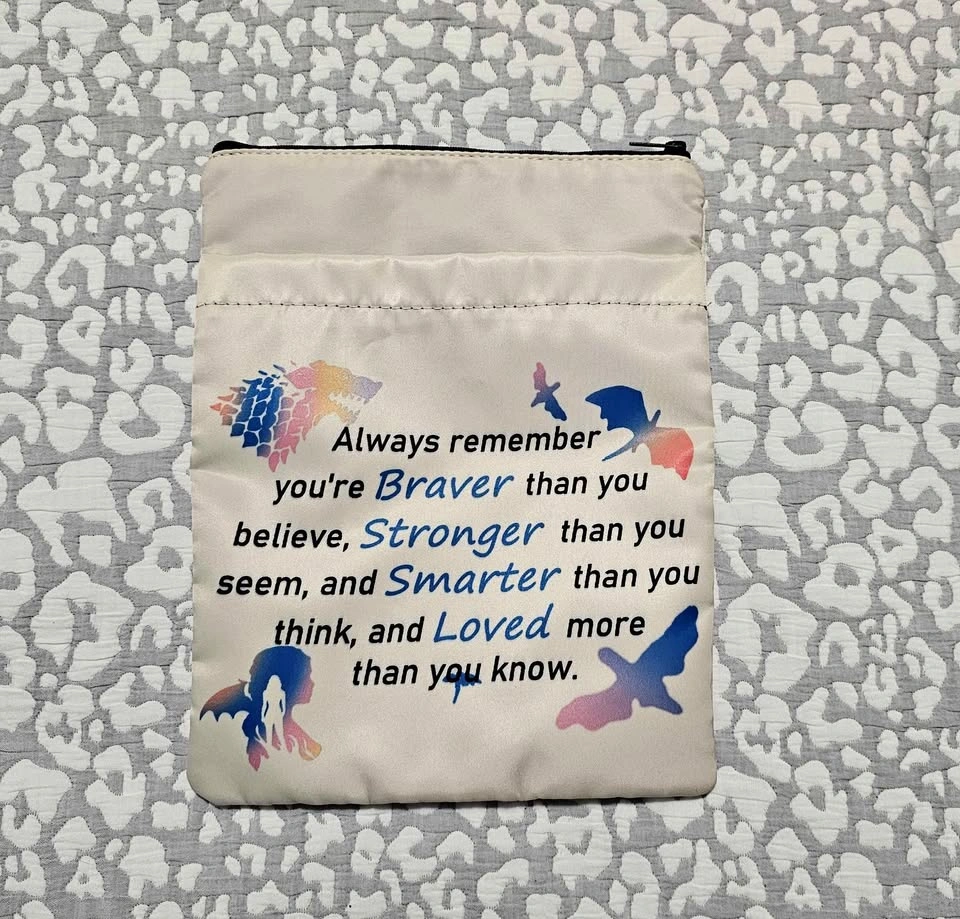 Inspirational Cream Pouch - Motivational Print