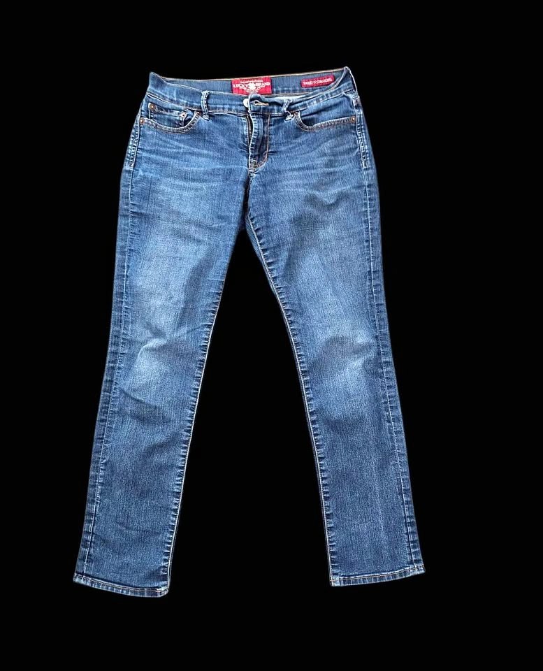 Lucky Brand Women's Straight Leg Blue Jeans