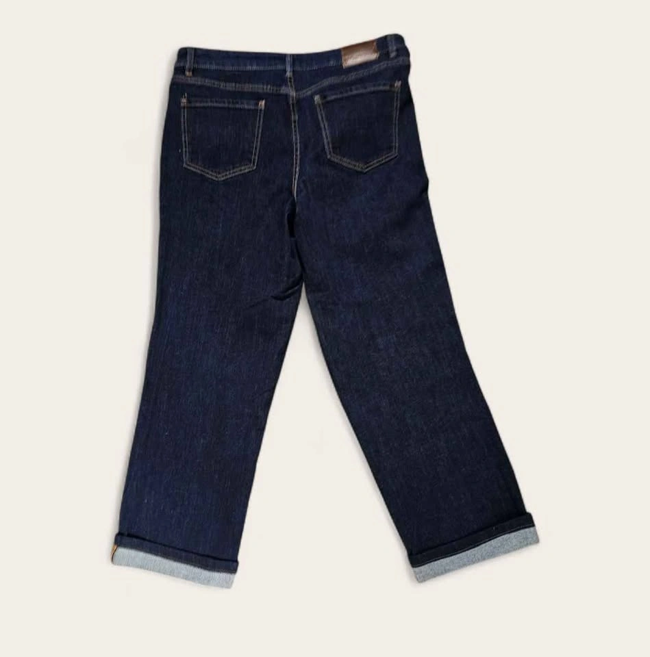 Tristan Dark Blue Cropped Jeans - photo 2