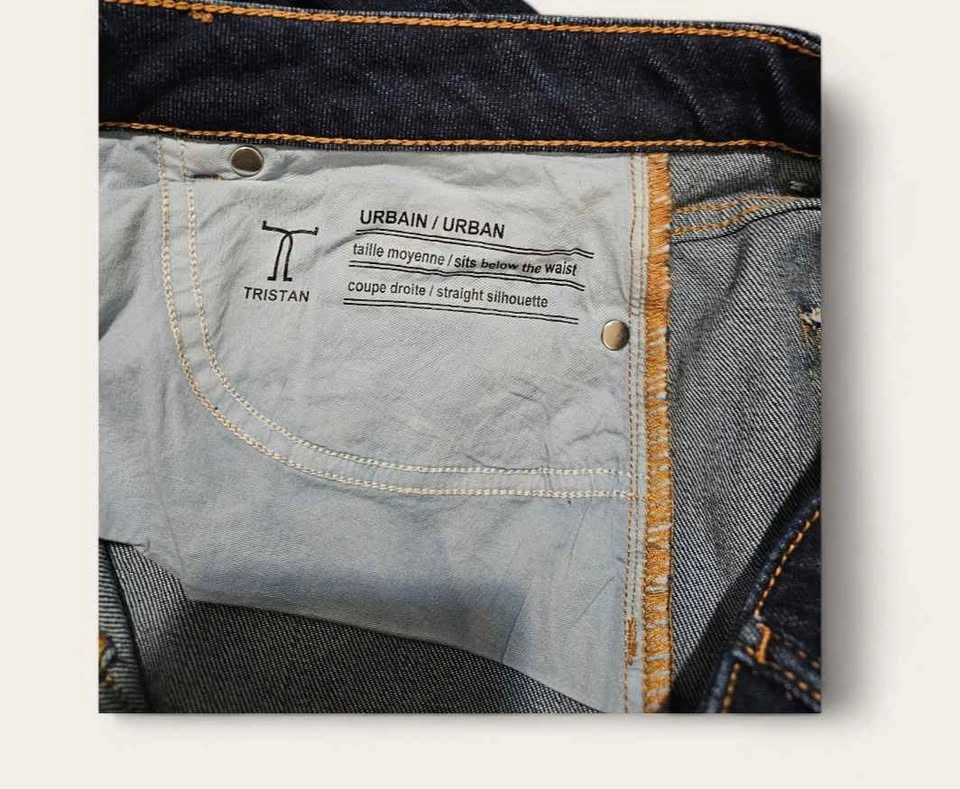 Tristan Dark Blue Cropped Jeans - photo 3
