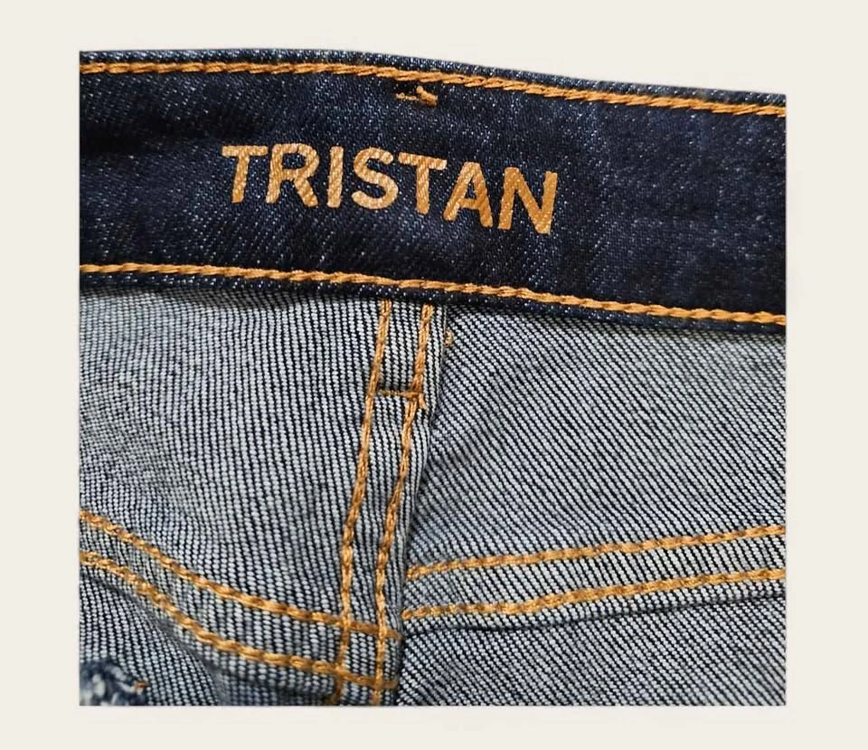 Tristan Dark Blue Cropped Jeans - photo 4